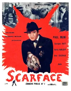 Muni Prints: SCARFACE, Paul Muni, 1932