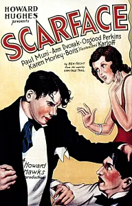 Muni Prints: SCARFACE, Paul Muni, Ann Dvorak, Osgood Perkins, 1932