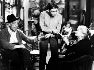 Muni Prints: SCARFACE, Paul Muni (standing), 1932