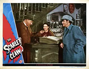 Hand To Chin Prints: THE SCARLET CLAW, (aka SHERLOCK HOLMES AND THE SCARLET CLAW)