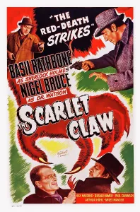 Hamer Prints: THE SCARLET CLAW, US re-release poster art
