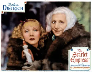 Dietrich Prints: THE SCARLET EMPRESS, from left, Marlene Dietrich Sam Jaffe, 1934