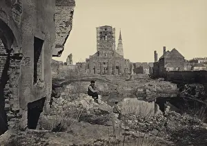 Shelling Prints: Scarred cityscape of Charleston, South Carolina, at the end of the US Civil War