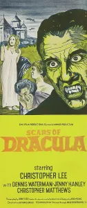 Images Dated 13th June 2013: SCARS OF DRACULA, right: Christopher Lee on insert poster, 1970