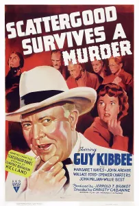 Sequel Prints: SCATTERGOOD SURVIVES A MURDER, US poster art