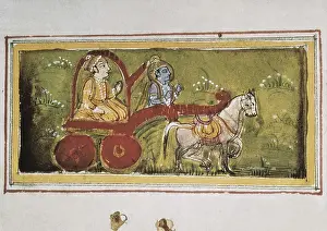 Myths Prints: Scene of Mahabharata (18th c.)
