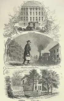 Scenes Prints: Three scenes from Grant's life in Galena