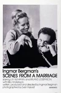 Ecrem Prints: SCENES FROM A MARRIAGE, l-r: Liv Ullmann, Erland Josephson on poster art, 1973