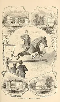 Childhood Prints: Scenes of West Point, where Ulysses Grant received a military and engineering education from 1839 to 1843