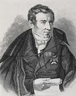 Colorportrait Prints: SCHLEGEL, August Wilhelm von (1767-1845)