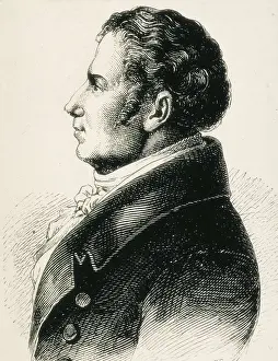 Colorportrait Prints: SCHLEGEL, August Wilhelm von (1767-1845)