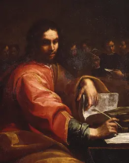 Mond1405 Prints: The School of St. Augustine, by Giuseppe Vermiglio