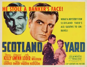 Loder Prints: SCOTLAND YARD, US poster art, from left: Henry Wilcoxon