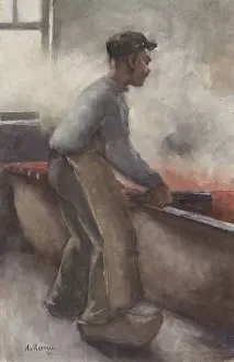 Labor Prints: A Scraper, by Anthon Gerhard Alexander van Rappard