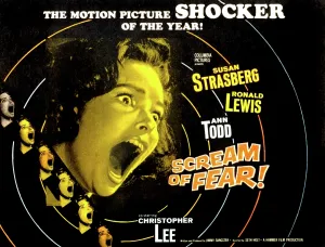 Afraid Prints: SCREAM OF FEAR, (aka TASTE OF FEAR), Susan Strasberg, 1961