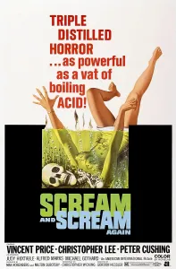 Death Prints: SCREAM AND SCREAM AGAIN, 1-sheet poster art, 1970