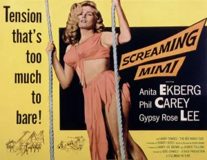 Ekberg Prints: SCREAMING MIMI, Anita Ekberg, 1958