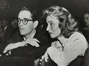 Theatre Prints: Screenwriter Ring Lardner, Jr. with wife Frances Cheney