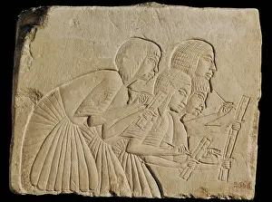 Scrivener Prints: Scribes. 16th-14th c. BC. 18th dinasty