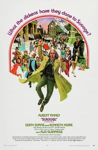 Christmas Prints: SCROOGE, US poster art, Albert Finney, 1970