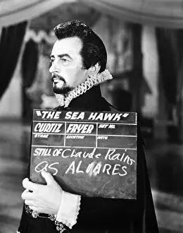 Jsx 55 Prints: THE SEA HAWK, Claude Rains, costume test, 1940