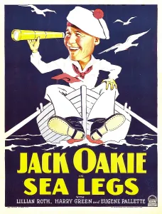 Row Boat Prints: SEA LEGS, Jack Oakie on window card, 1930