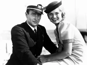 THE SEA SPOILERS, from left, John Wayne, Nan Grey, 1936