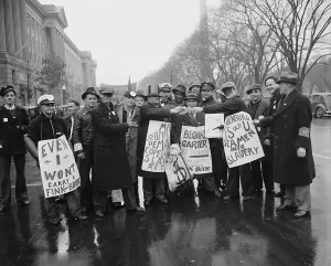 Lcgr1305 Prints: Seamen protest against the Copeland Safety-At-Sea Act