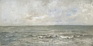 Coastal Prints: Seascape, by Charles Francois Daubigny
