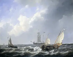 Coastal Prints: Seascape from the Zeeland Waters