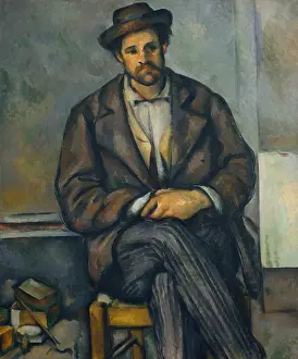 Overcoat Prints: Seated Peasant, by Paul Cezanne