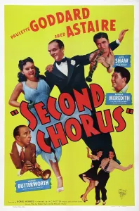 Burgess Prints: SECOND CHORUS, US poster art, from left: Charles Butterworth