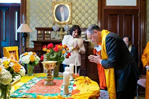 Buddhism Prints: Second Gentleman Douglas Emhoff