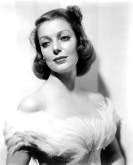 Feathered Dress Prints: SECOND HONEYMOON, Loretta Young, 1937