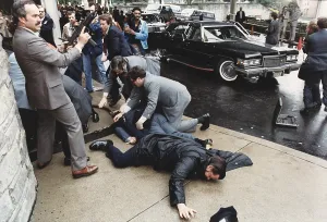 Shot Prints: Seconds after the assassination attempt on the life of President Ronald Reagan