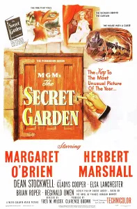 3ev In Prints: THE SECRET GARDEN, poster art, 1949