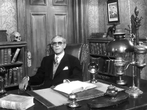 Sitting In Chair Prints: THE SECRET LIFE OF WALTER MITTY, Boris Karloff, 1947