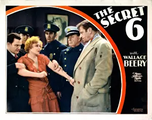 Police Prints: THE SECRET SIX, from left, Paul Hurst