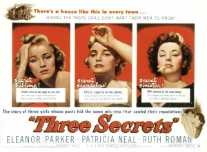 Patricia Prints: THREE SECRETS, Eleanor Parker, Patricia Neal, Ruth Roman, 1950