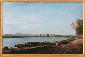 Val Doise Prints: The Seine at Bezons, Val dOise