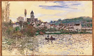 Roof Prints: The Seine at Vtheuil, by Claude Monet