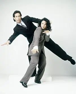Julia Prints: SEINFELD, Jerry Seinfeld, Julia Louis-Dreyfus, (1990s), 1990-1998