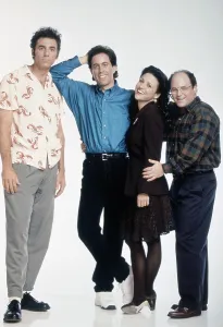 Julia Prints: SEINFELD, from left: Michael Richards