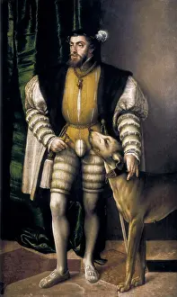 Charles V 1500 1558 Prints: SEISENEGGER, Jakob (1505-1567)