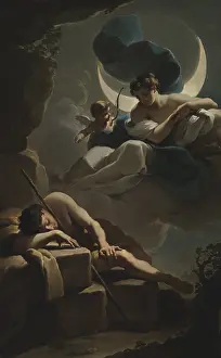 Lcgrart Prints: Selene and Endymion, 1770, by Ubaldo Gandolfi