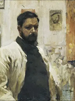 Self-Portrait. 1900. Post-Impressionism. Oil on canvas. SPAIN. Madrid. Sorolla Museum. - M.C.Esteban/Iberfoto/Everett Collection (451809)**US SALES ONLY**