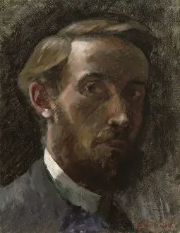 Eye Contact Prints: Self-Portrait, Aged 21, by Edouard Vuillard, 1889, French painting, oil on canvas