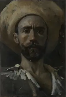 Painter Prints: Self-portrait (Autoritratto), by Francesco Paolo Michetti