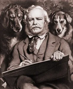 Occupational Prints: Self portrait of Edwin Henry Landseer (1803-1873)