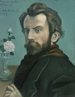 Rose Prints: Self-Portrait, by Emile Bernard